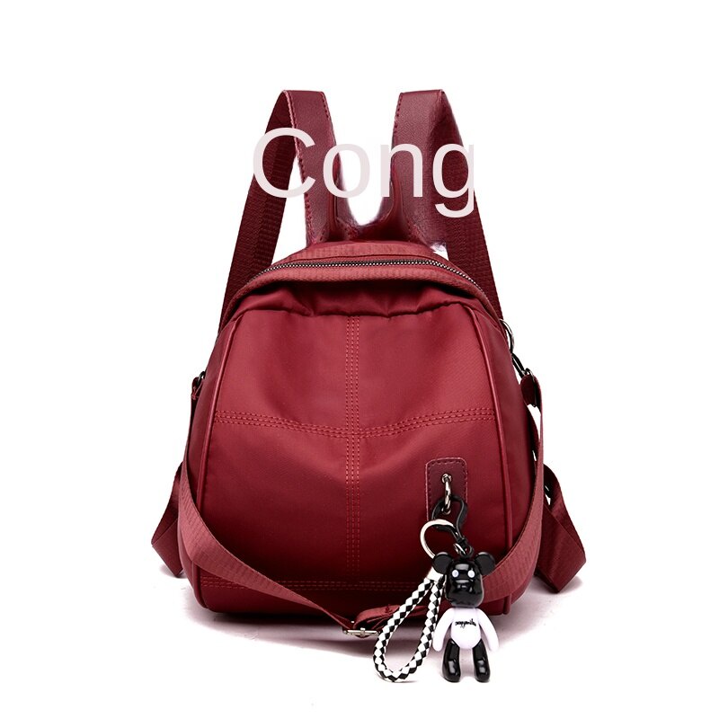 Ba Lô Vải Oxford Mini Gọn Nhẹ Đơn Giản Thời Trang Cho Nữ