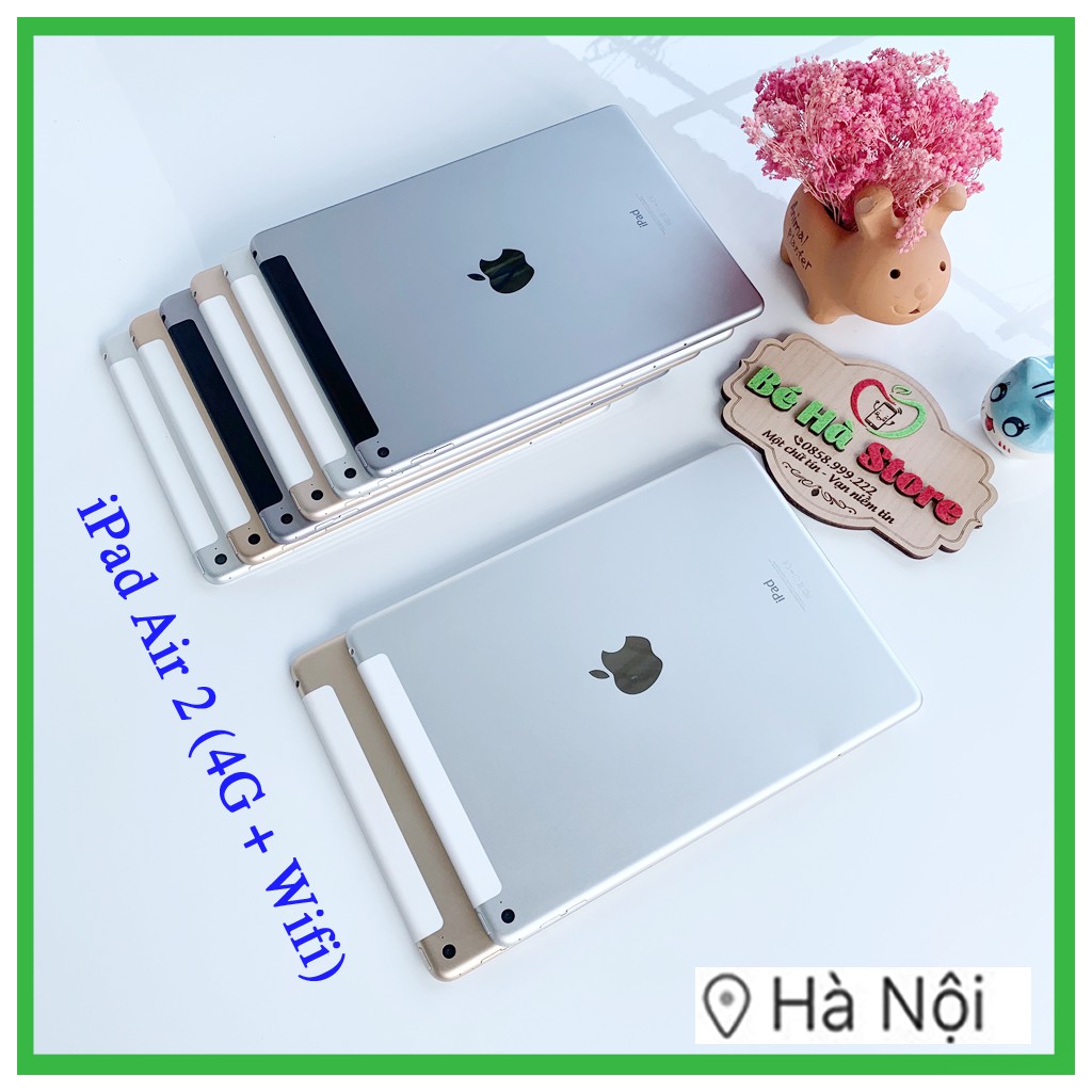 Máy Tính Bảng iPad Air 2 (4G + Wifi) Quốc Tế Chính Hãng - Zin Đẹp 99% - Ram 2Gb / Có vân tay [Tặng Ốp Lưng Xịn] | BigBuy360 - bigbuy360.vn