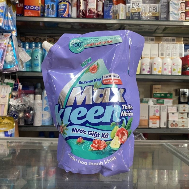 Nước giặt xả MaxKleen vườn hoa thanh khiết túi 2.2kg
