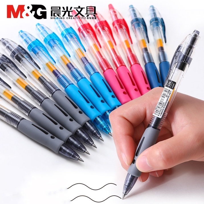Bút mực gel ngòi 0.5mm có thể thu gọn
