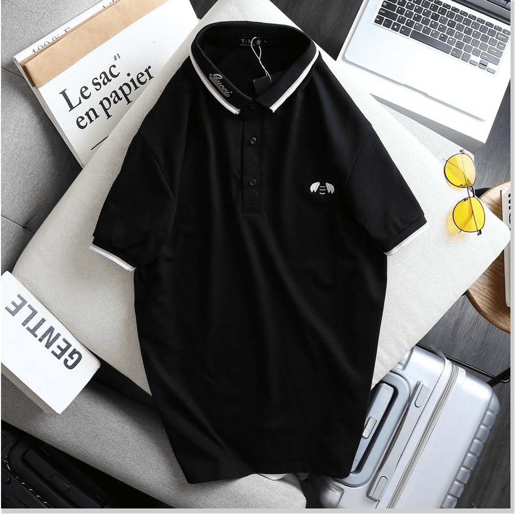 ÁO THUN CỔ TRỤ,THIẾT KẾ HỌA TIẾT TRƠN NHƯNG KHÔNG KÉM PHẦN SANG TRỌNG KHÁNH AN FASHION