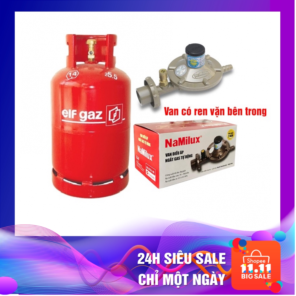 Van ga tự động Namilux Na-337s dùng bình gas đỏ