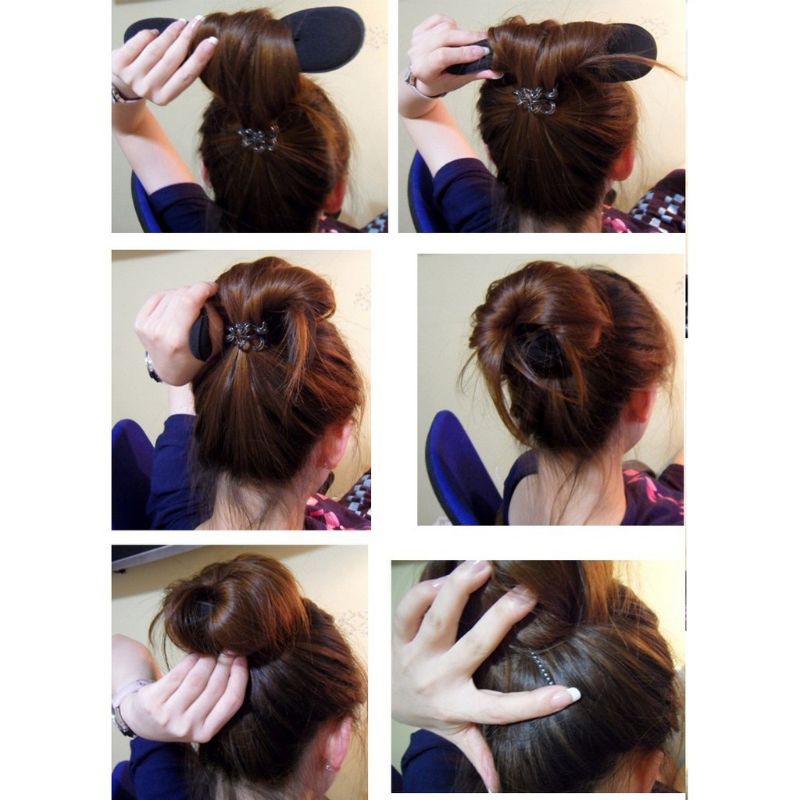 Thanh búi tóc màu đen (loại ngắn và dài)