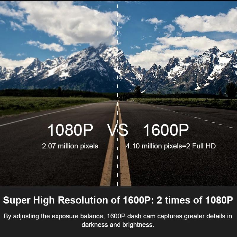 [Bản quốc tế] Camera hành trình DDPAI Dash Cam mola N3 Driving Recorder Camera gắn trên ô tô với Wi-Fi 1600P