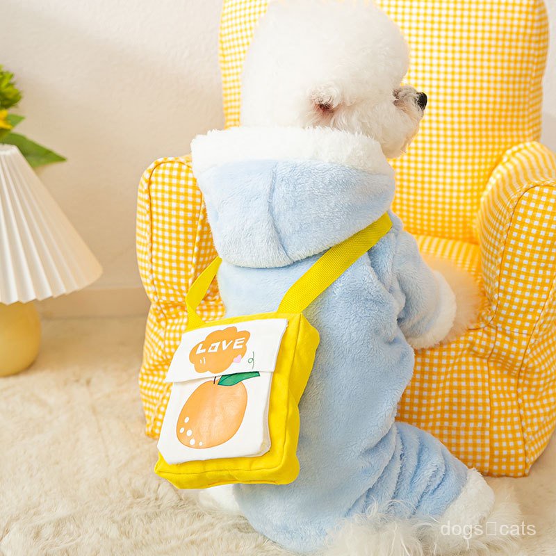 Bộ Áo Liền Quần Hình Trái Cây Xinh Xắn Cho Thú Cưng
