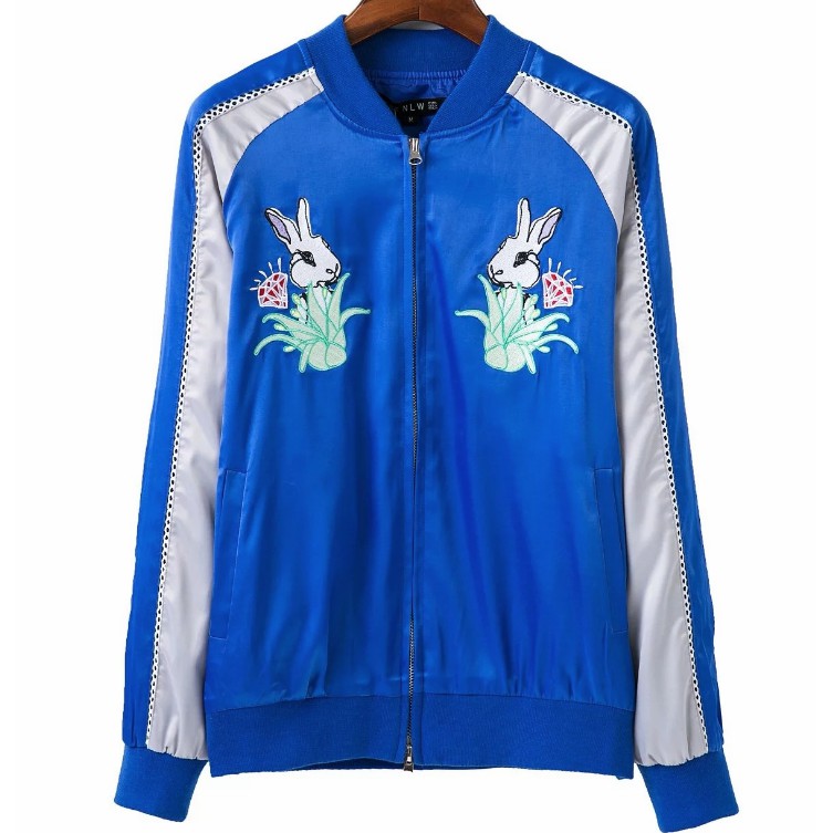 Áo bomber thêu, áo khoác Bomber Thêu họa tiết