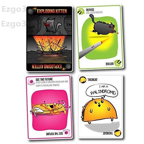 (READY STOCK) Imploding Kittens Exploding Kittens Streaking Kittens boardgame board game card