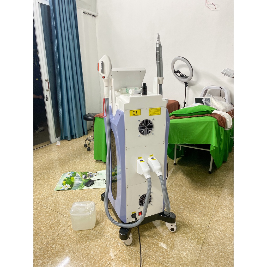 Máy Triệt lông Hera, chính hãng bắc kinh, 2in1 1 tay triệt lông 1 tay laser 2022