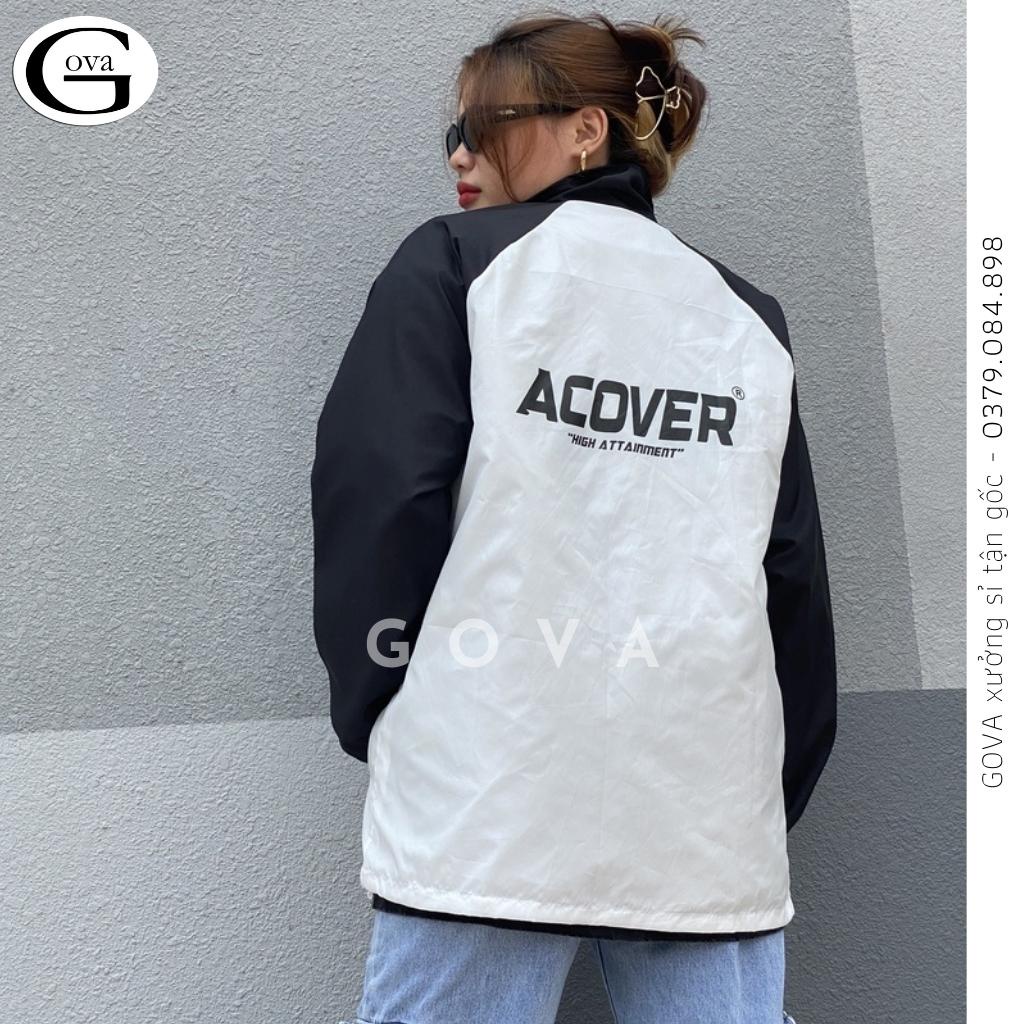 Áo Khoác Bomber Dù ACOVER Nam Nữ Ulzzang Unisex Kiểu Form Rộng 2 Lớp Jacket GOVA