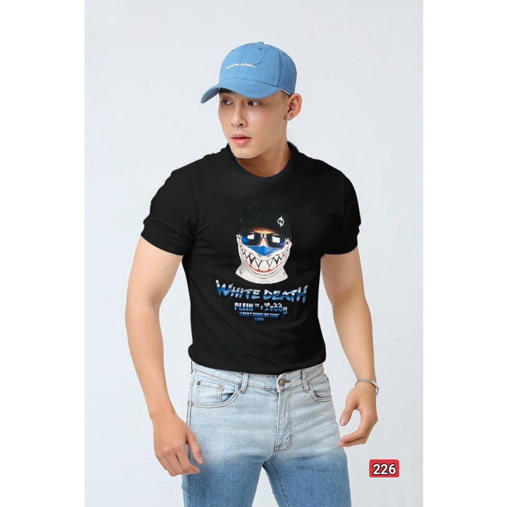 Áo thun nam tay ngắn cổ tròn vải Thun cotton 100% mặc mát skymen - ATN207