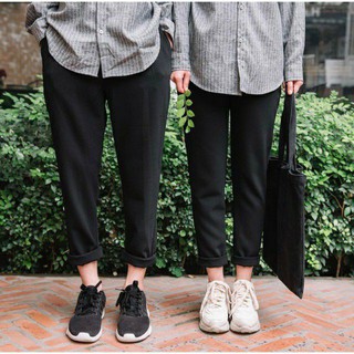 Quần baggy kaki ĐEN và BE - Basic Pants Kaki unisex nam nữ