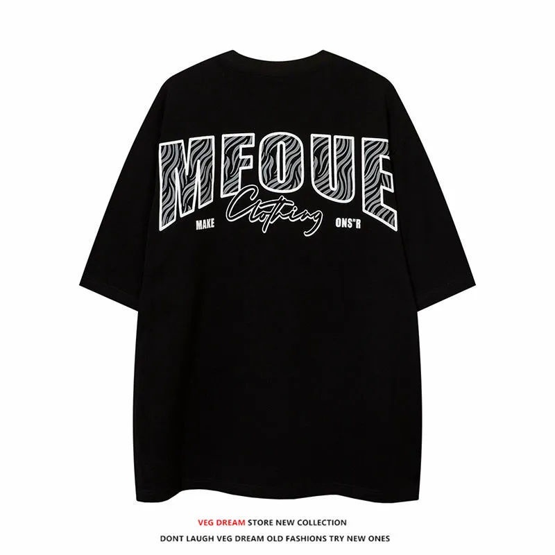 Áo Thun Ngắn Tay In Hình Bưởi Phong Cách Hip Hop Mỹ 2022 Cá Tính