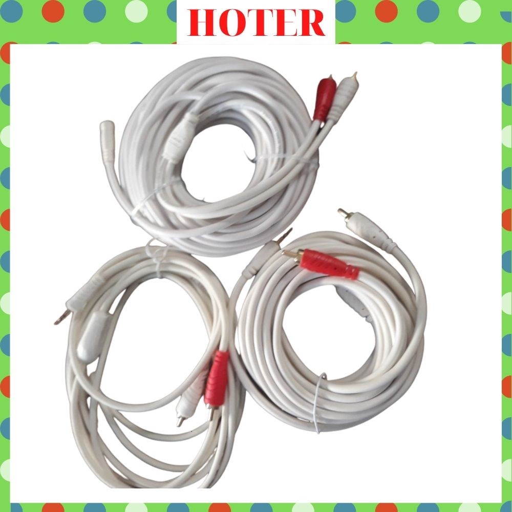 Dây AV 3.5mm ra 2 đầu bông sen