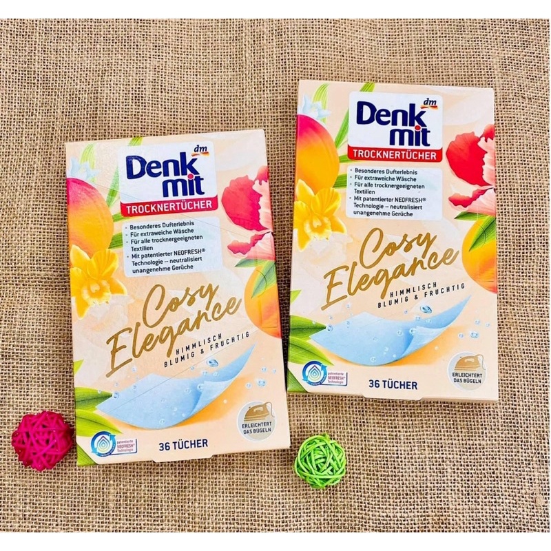 Giấy thơm quần áo Denkmit Cosy Elegance, chống ẩm mốc, giữ quần áo thơm tho