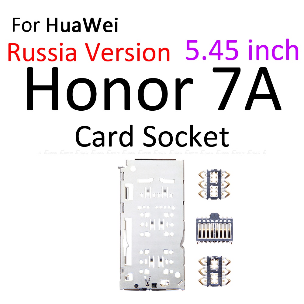 Khay Đựng Thẻ Sim Điện Thoại Thay Thế Chuyên Dụng Cho HuaWei Honor 7A Pro Micro SD