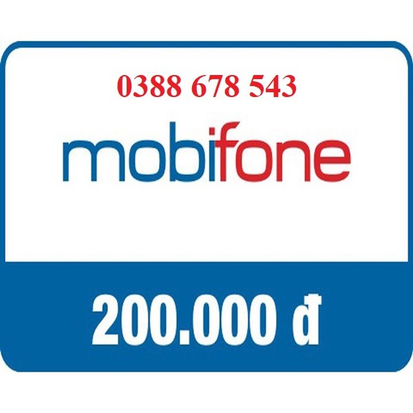 Thẻ Cào Mobifone 200K Siêu Rẻ