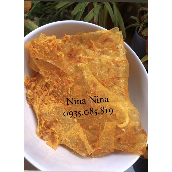 Bánh tráng khô gà