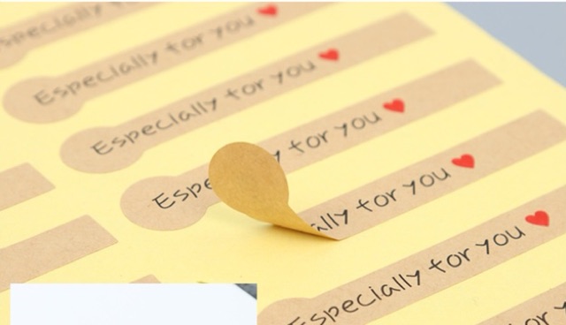 SỈ 2.5K Bìa 20 miếng dán sticker kraft ESPECIALLY FOR YOU E3 | BigBuy360 - bigbuy360.vn