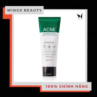 SOME BY MI - Sữa rửa mặt AHA-BHA-PHA 30 Days Miracle Acne Clear Foam 100ml