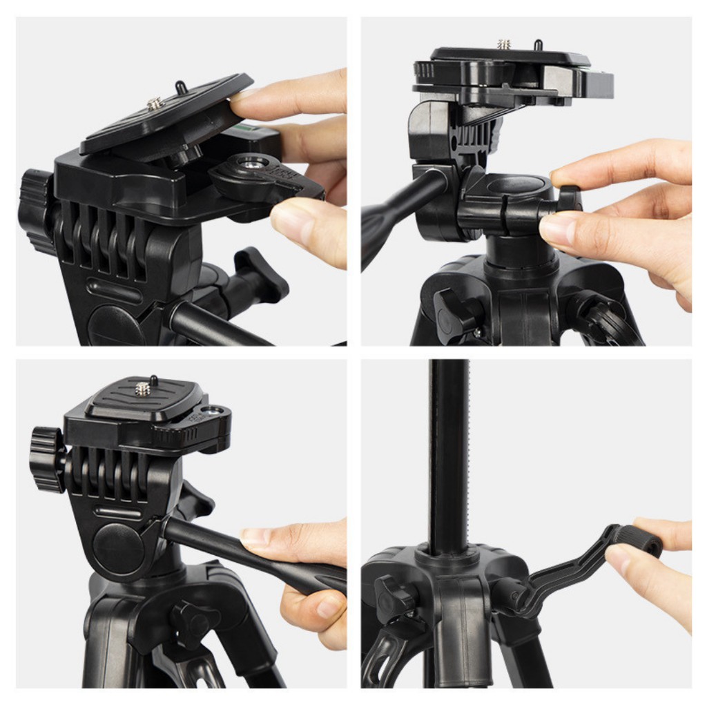 Tripod Điện Thoại Máy Ảnh Chụp Ảnh Quay Video Chuyên Nghiệp - Giá Đỡ Điện Thoại 3 Chân Chắc Chắn