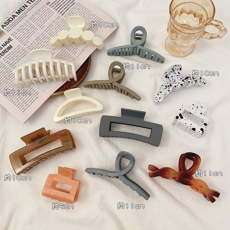 Kẹp Tóc Càng Cua Acrylic Nhiều Kiểu Dáng Thời Trang Mùa Hè Phong Cách Hàn Quốc Dành Cho Nữ
