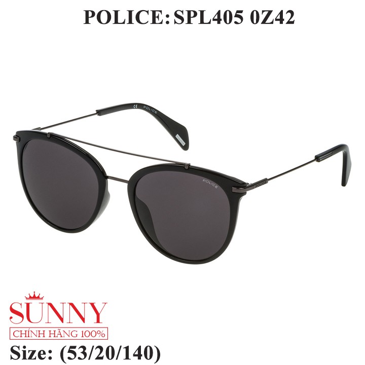 Kính mát chính hãng Police SPL405 màu sắc thời trang, thiết kế dễ đeo bảo vệ mắt
