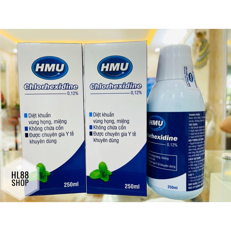 Nước súc miệng HMU Chlorhexidine của Đại học Y Hà Nội