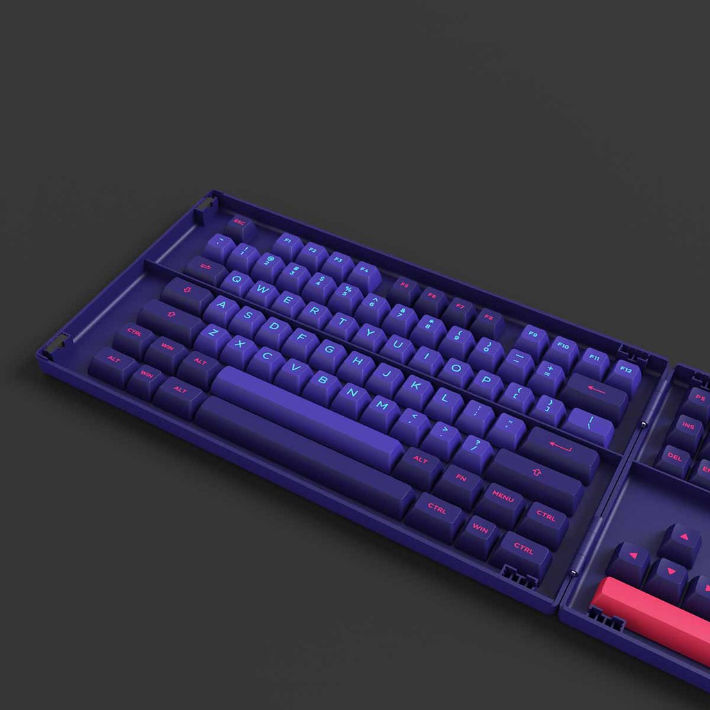 Nút bàn phím - Akko set Keycap Neon - ASA Profile - Hàng Chính Hãng