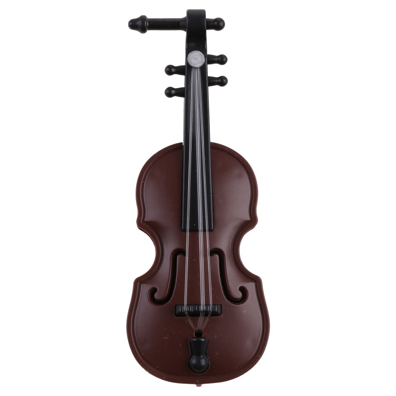 Đồ trang trí Đàn Violin Mini Kèm Giá Đỡ Dùng Để Trang Trí Nhà Búp Bê