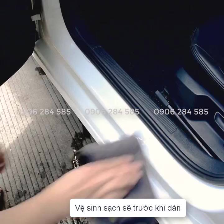 Bộ 5 Decal Cacbon dán xe BC2 chống trầy bảo vệ bậc cửa và cốp xe hơi, dán bậc cửa ô tô dán cốp ô tô bền đẹp | BigBuy360 - bigbuy360.vn