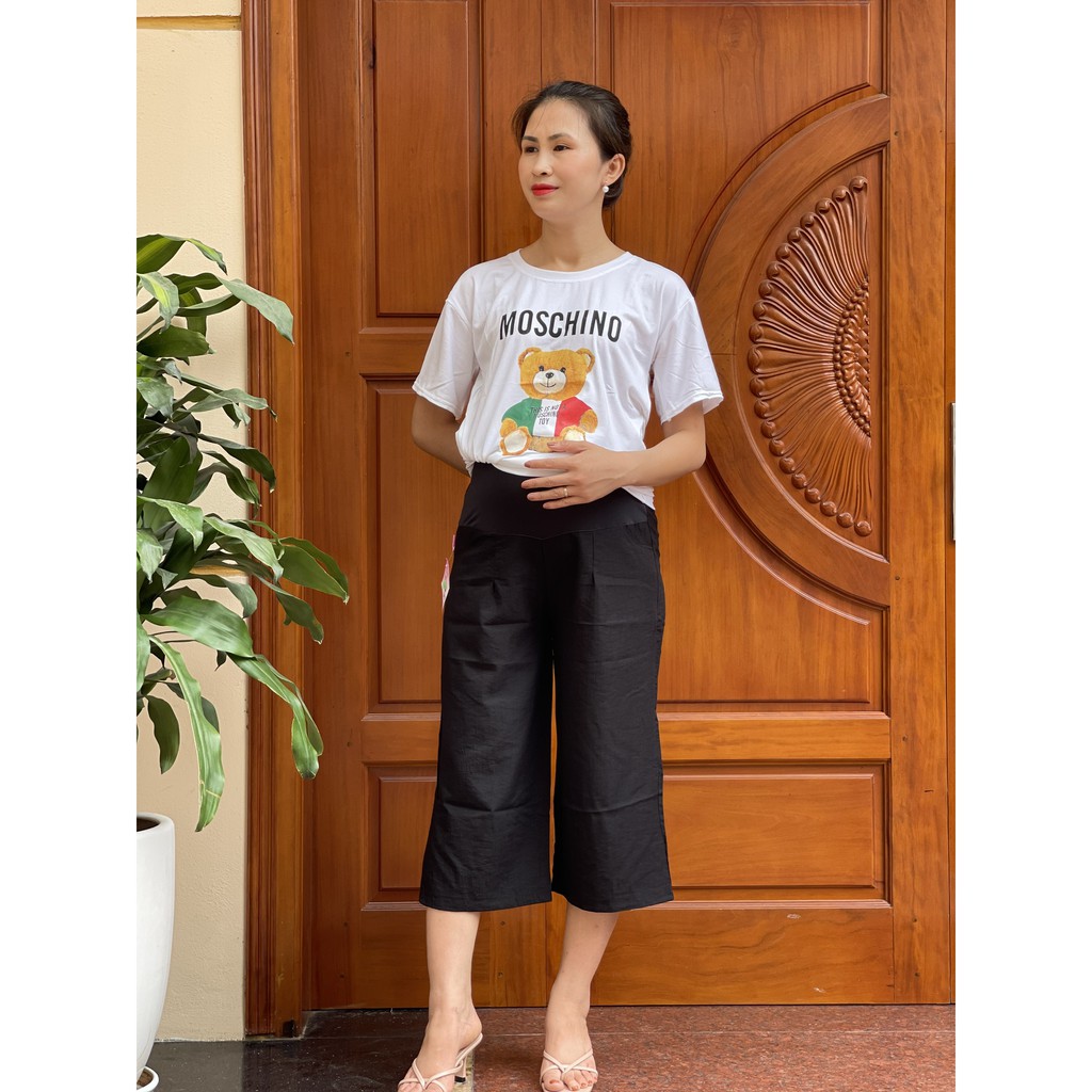 Quần bầu ống sớ dáng lỡ chất đũi hàn siêu mát_lên dáng cực xinh QBOSL1000