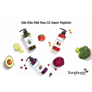 Sữa rửa mặt thải độc rau củ Super Vegitoks cleanser