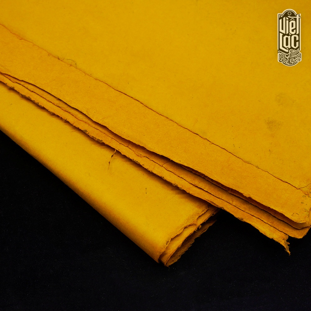 Giấy Long Đằng làm phôi sắc phong khổ 125x60 cm