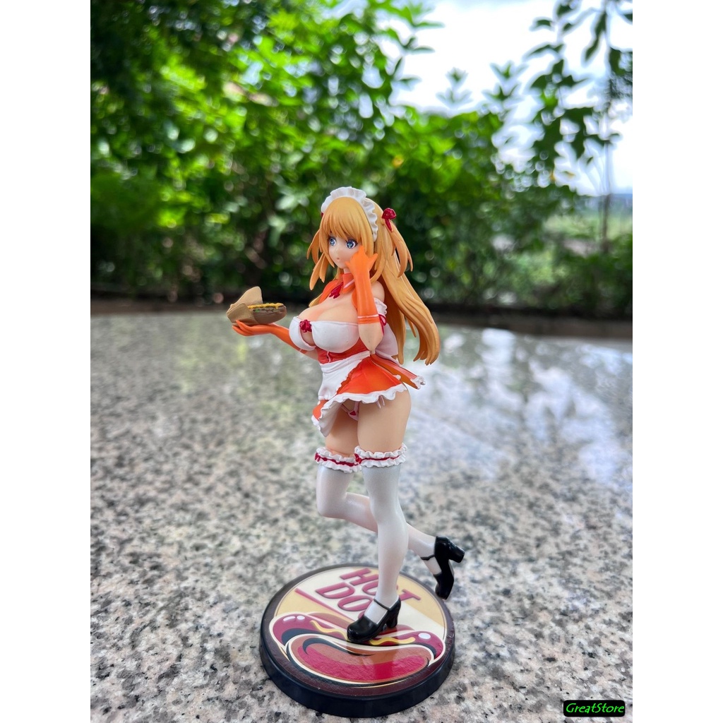 Mô hình Anime H Anna Hananoi Hot dog Figure 16cm