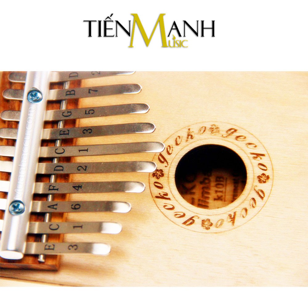 [Rẻ vô địch] Đàn Kalimba Gecko K10B 10 Phím Gỗ Bạch Dương (Cam kết 100% Chính hãng nhập khẩu bởi Tiến Mạnh Music)