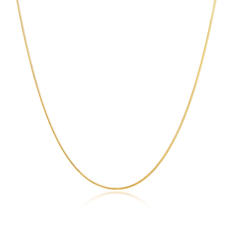 Vnox Vòng Cổ Choker Kiểu Da Rắn Mạ Vàng