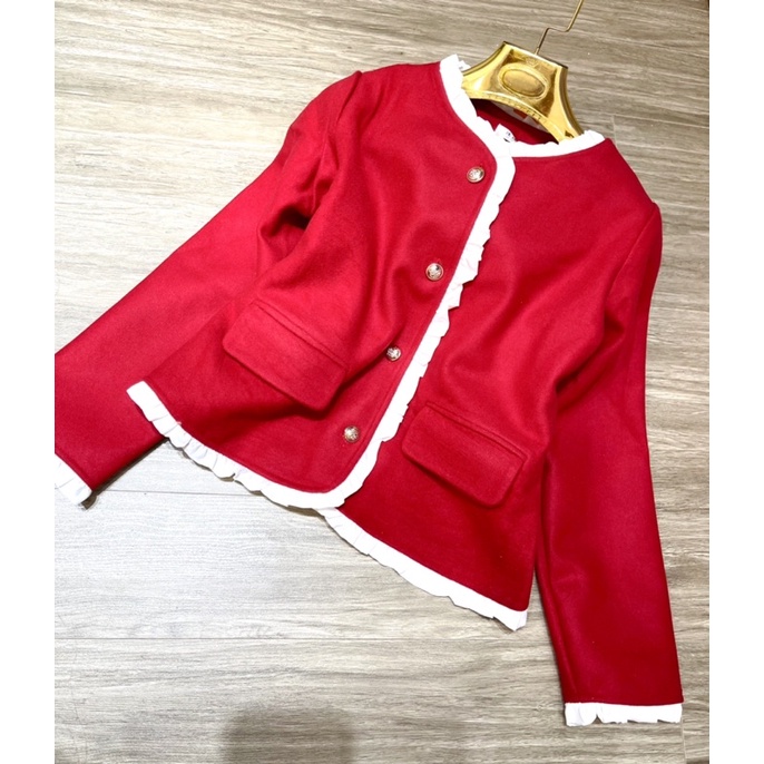 Thanh lý áo dạ hai màu đỏ và đen , chất vải dạ cao cấp