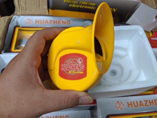 Còi ngân ô tô, xe máy HUAZHENG 12v,24v