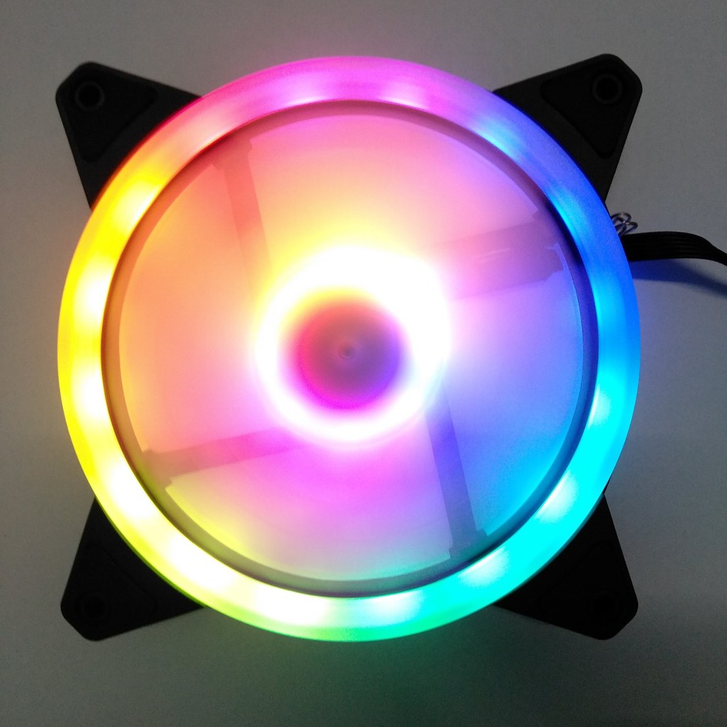 Fan led RGB Coolmoon mã mới, led cả viền và tâm fan, led siêu sáng ...