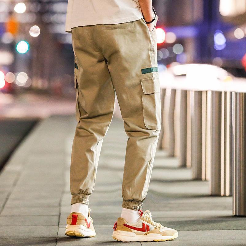 Quần jogger kaki túi hộp nam