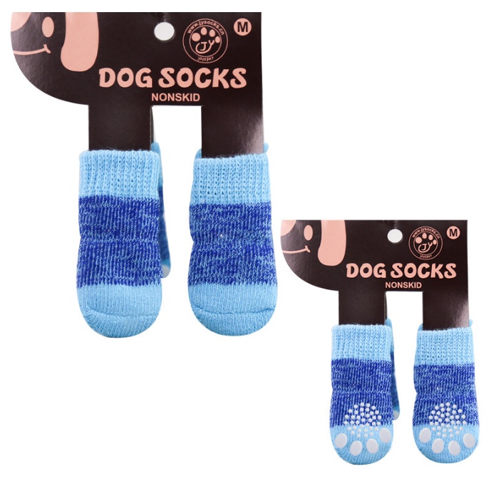 🐾 Bộ 4 Chiếc Vớ Xinh Xắn Dành Cho Chó Mèo Cưng - Chống Bẩn Chống Lạnh Siêu Đáng Yêu