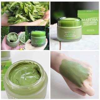 Mặt nạ trà xanh Matcha mud mask Laikou