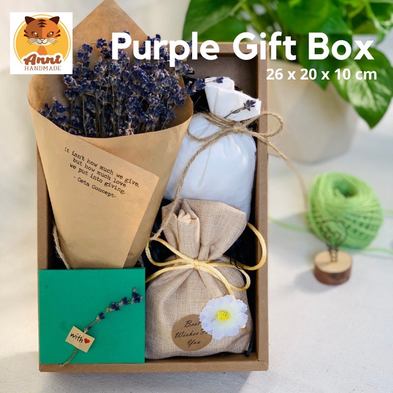 Quà tặng bạn gái, quà tặng đồng nghiệp, quà tặng tốt nghiệp, quà sinh nhật tinh tế Purple Gift Box (Hộp draft cao cấp) | BigBuy360 - bigbuy360.vn