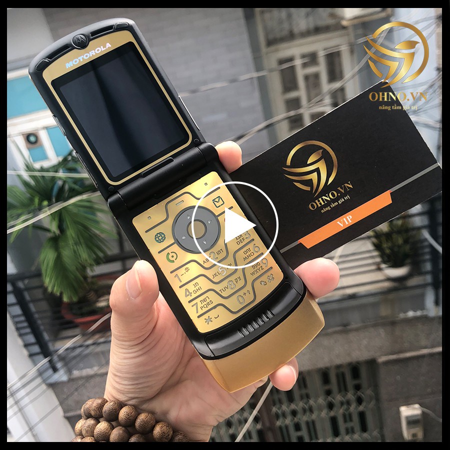 Điện Thoai Nắp Gập Motorola V3i Loại 1 Phím Thép Zin Không Tróc Sơn mới 99% | BigBuy360 - bigbuy360.vn