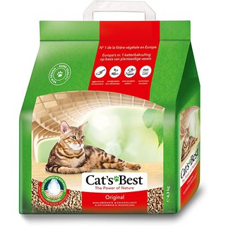 Cát vệ sinh hữu cơ Cat's best Original 10L - Lót chuồng cho hamster, cát vệ sinh cho mèo