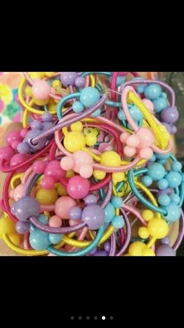 Gói 50 chun cột tóc cho bé
