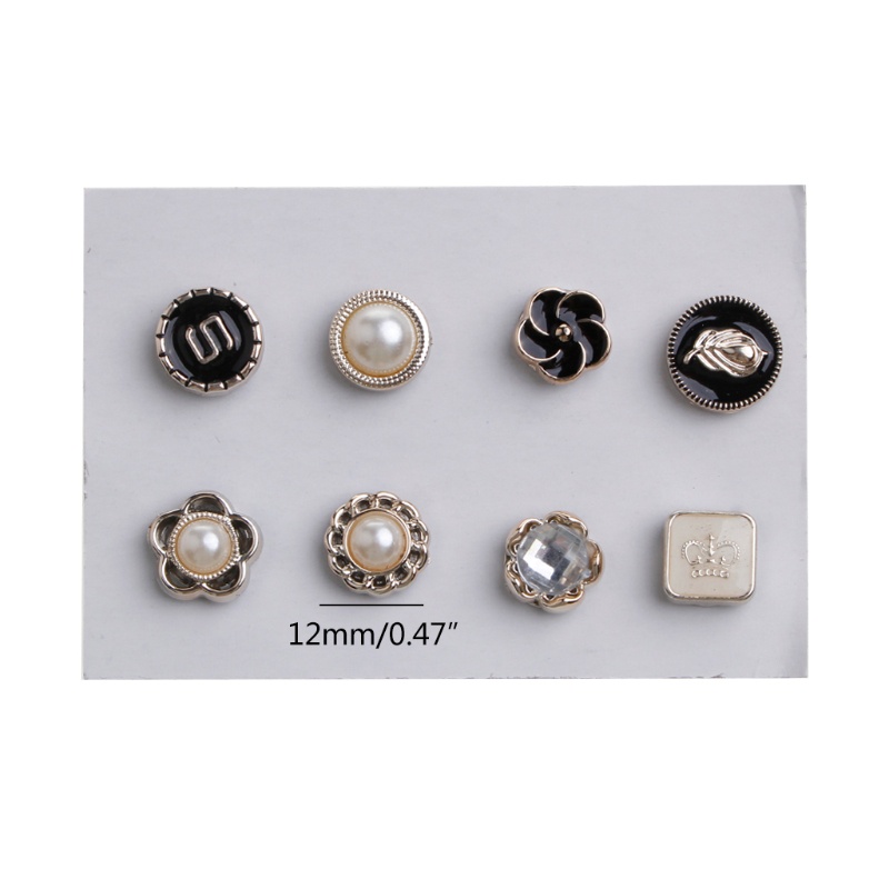 Set 8 Ghim Cài Khăn Trùm Đầu Bằng Kim Loại Mạnh Mẽ An Toàn Cho Nữ