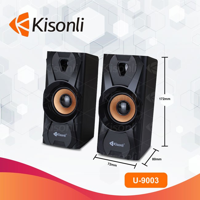 Loa máy tính 2.0 Kisonli U-9003