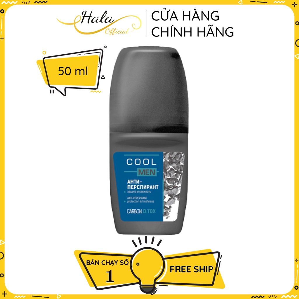 Lăn khử mùi cho nam Cool Men Detox Carbon 50ml - BioTopcare Official