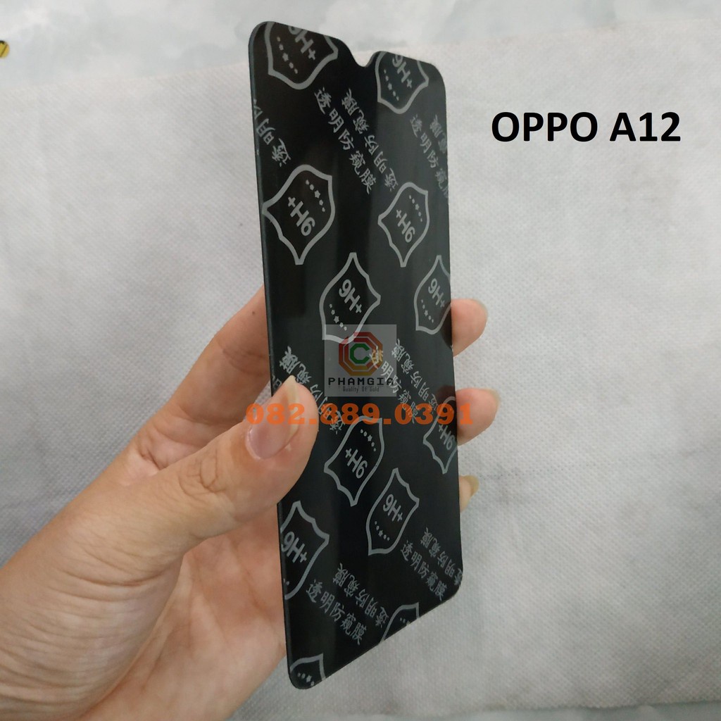 Dán cường lực chống nhìn trộm Oppo A71 / A83 / A3S (A5) / A1K / A92 / A52 / A12 dẻo nano